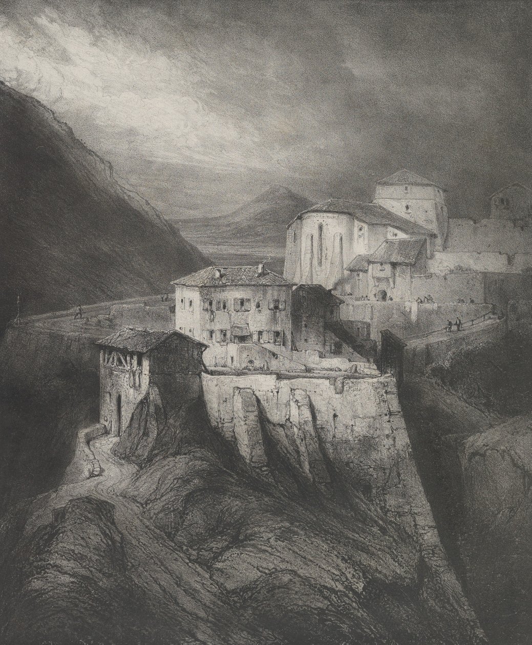Saint Jeanin kirkko, Thiers, 1831. tekijältä Godefroy Engelmann