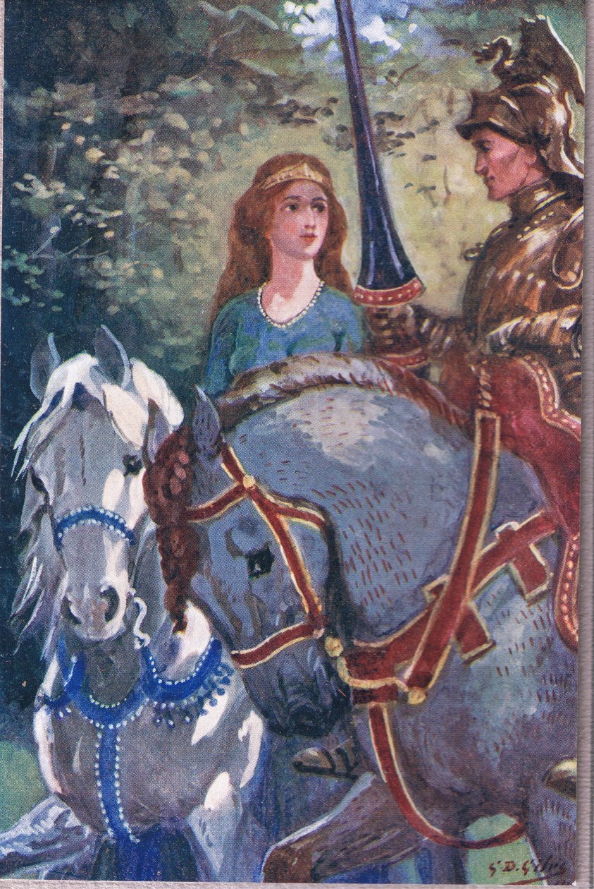Rhyme of the Joyous Guard: Hänen kanssaan ratsastin Lyonessea pitkin, T. N. Foulisin julkaisemasta Adam Lindsay Gordonin runoista, 1912 tekijältä Godfrey Douglas Giles