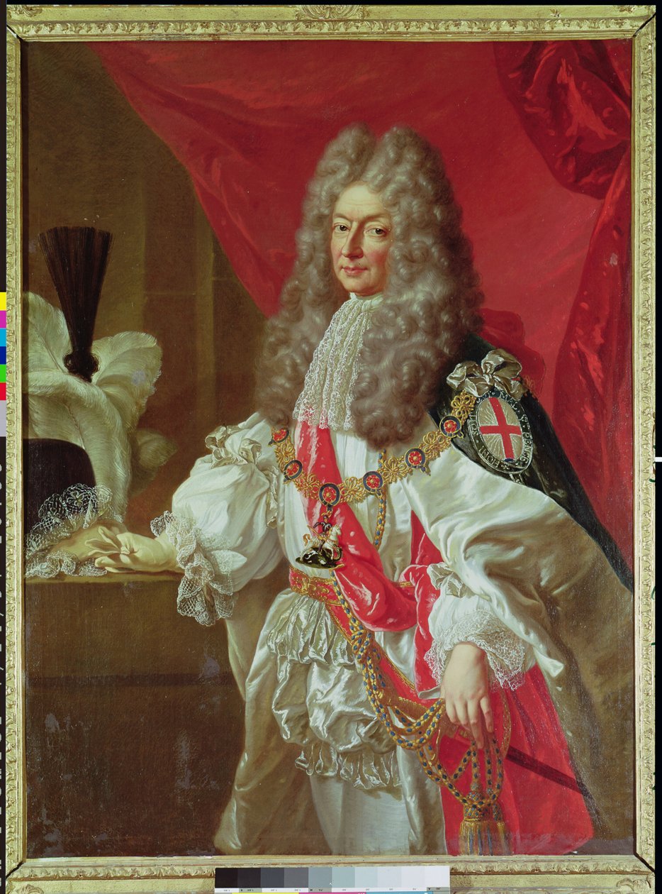 Antoine-Nomper de Caumont (1633-1723) Lauzunin herttua Peter Lelyn (1618-80) maalauksen mukaan tekijältä Godfrey Kneller