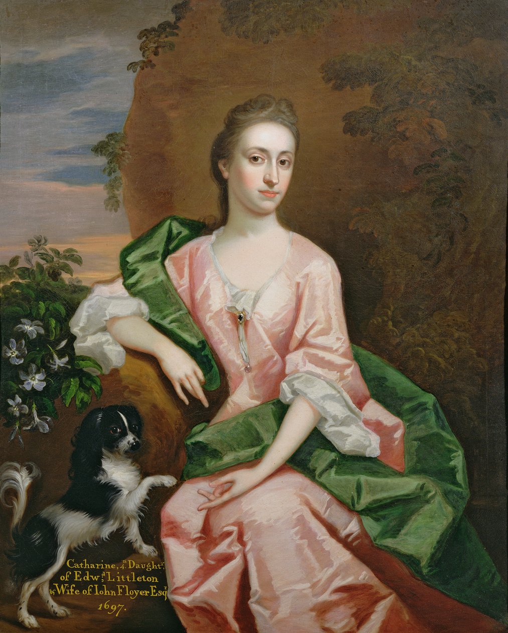 Catharine Littleton, John Floyerin vaimo, 1697 tekijältä Godfrey Kneller