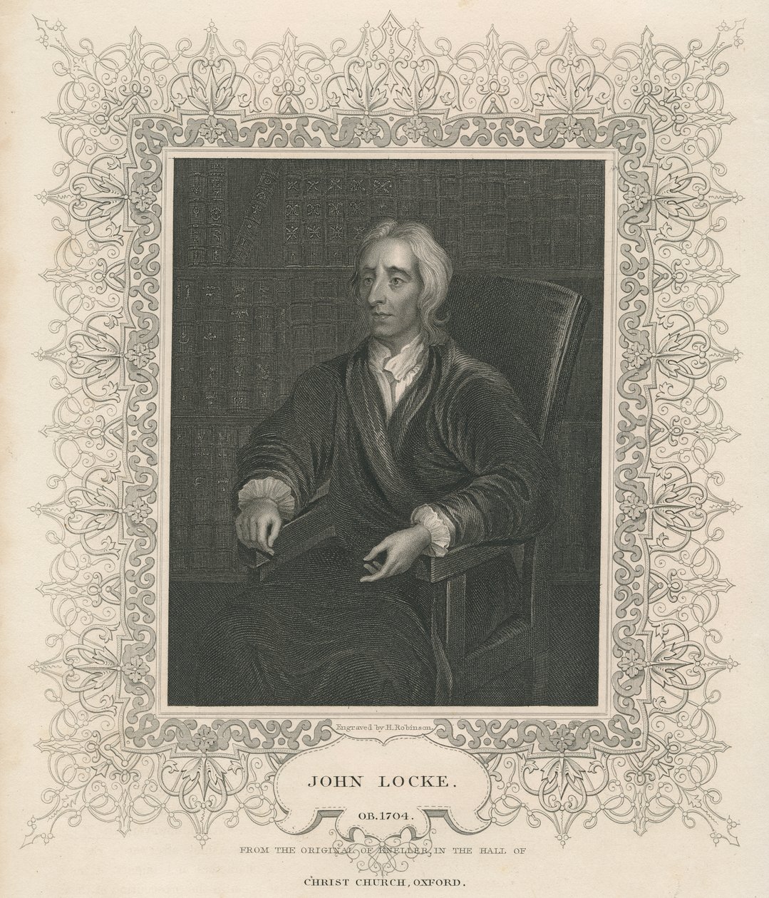 John Locke (1632-1704) tekijältä Godfrey Kneller