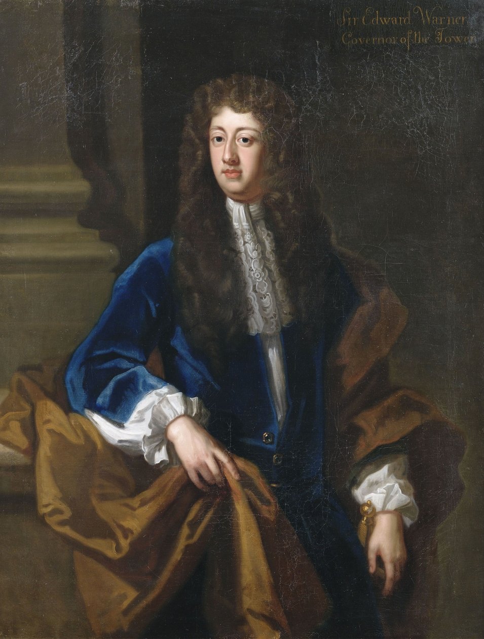 Portrait des Sir Edward Warner, Tower Governor, alias Kniestück tekijältä Godfrey Kneller