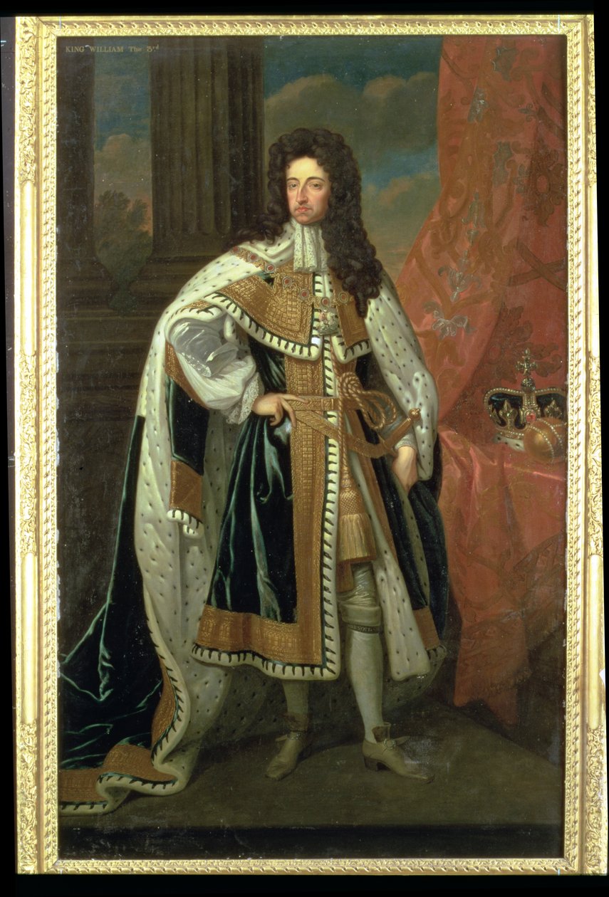 Kuningas Vilhelm III:n (1650-1702) muotokuva tekijältä Godfrey Kneller