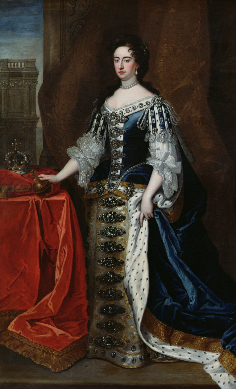 Kuningatar Marian (1662-1694) muotokuva (katso myös 194650) tekijältä Godfrey Kneller