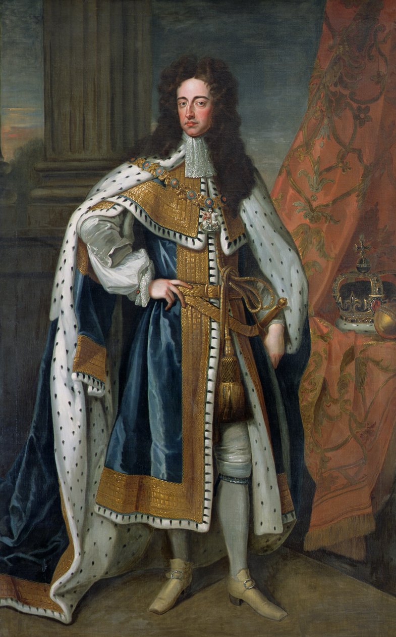 Oranssin William III:n (1650-1702) muotokuva (katso myös 194651) tekijältä Godfrey Kneller