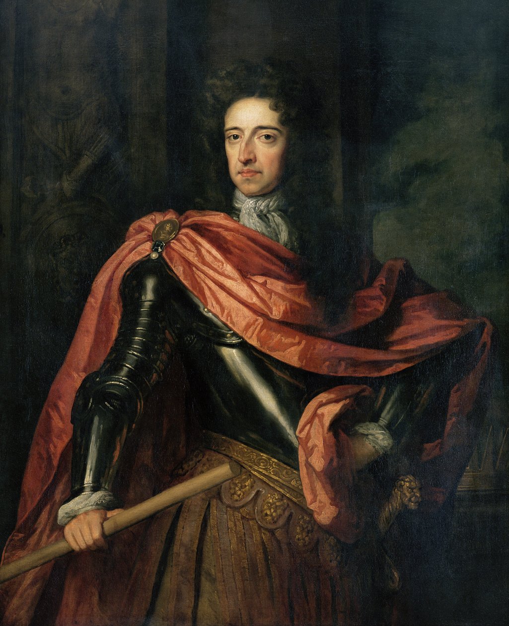 Muotokuva Vilhelm III:sta (1650-1702), Oranialaisesta. tekijältä Godfrey Kneller