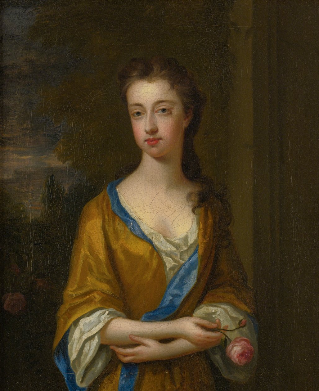 Newcastlen herttuattaren muotokuva tekijältä Godfrey Kneller
