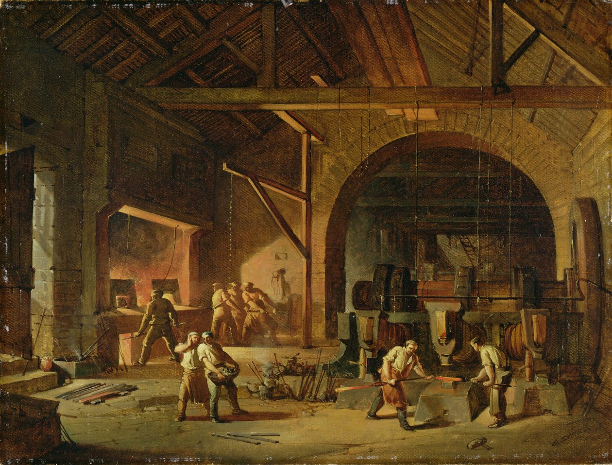 Ruukin sisustus, 1850 tekijältä Godfrey Sykes