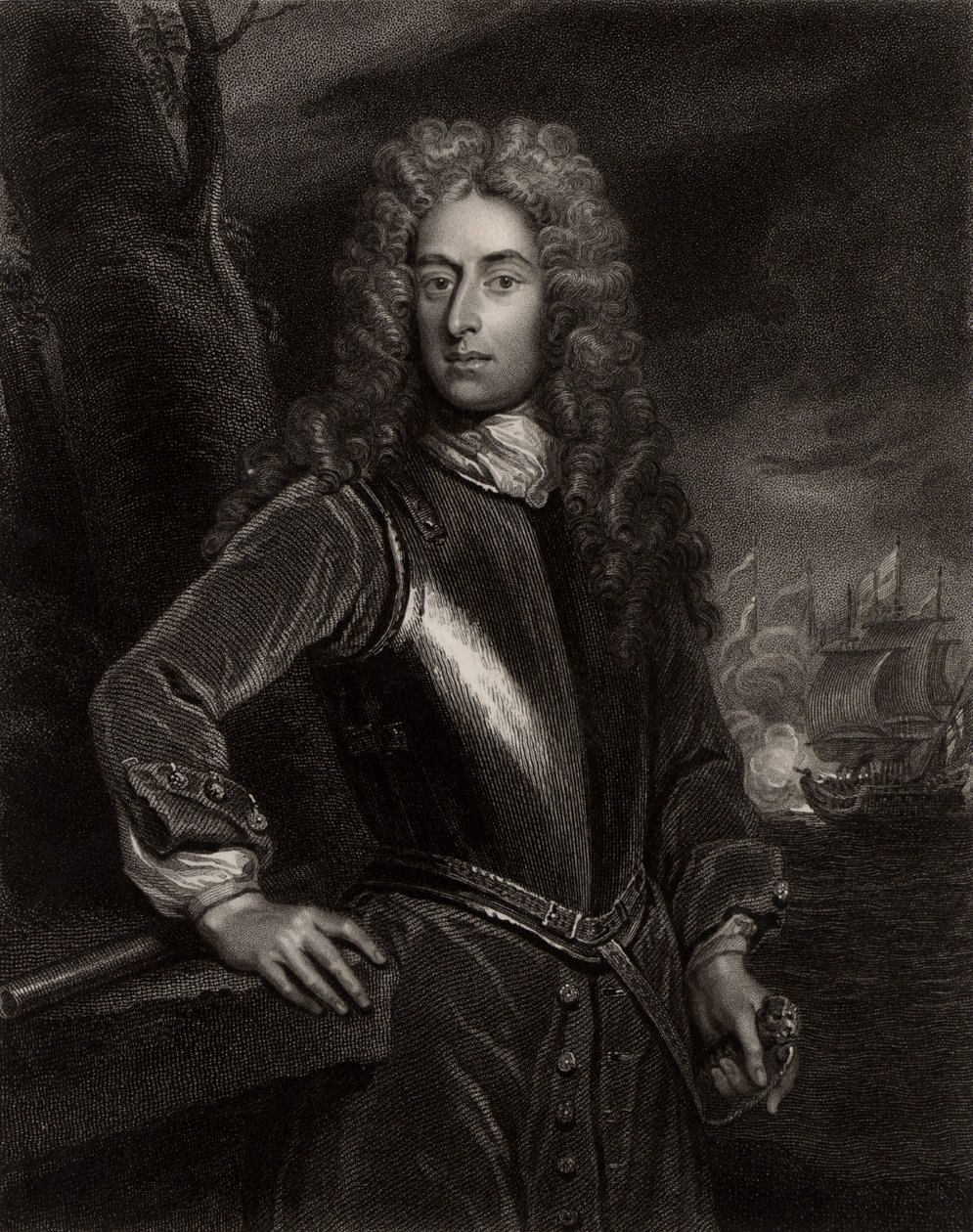 George Byngin muotokuva tekijältä Godfrey (after) Kneller