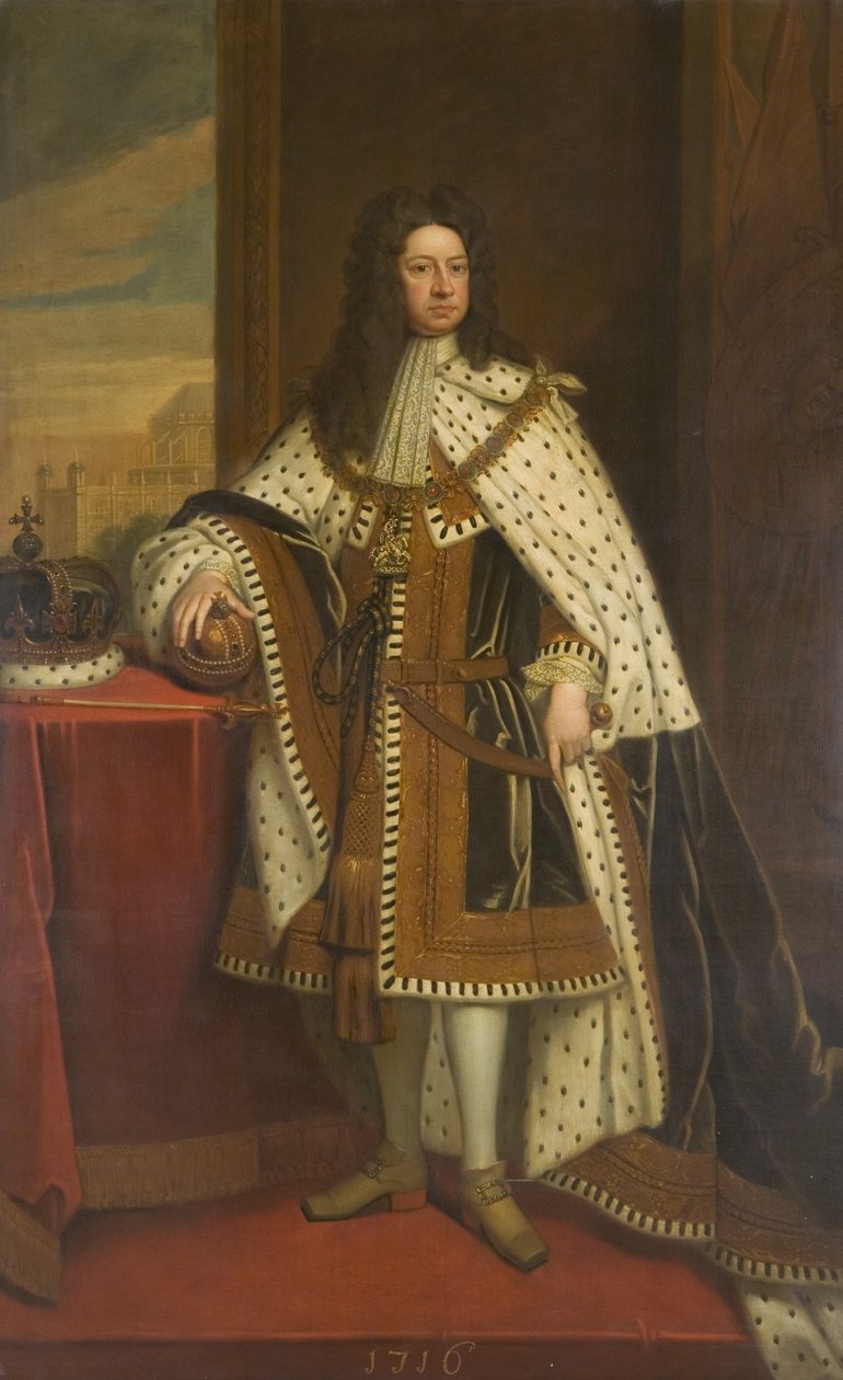 George I tekijältä Godfrey (studio of) Kneller