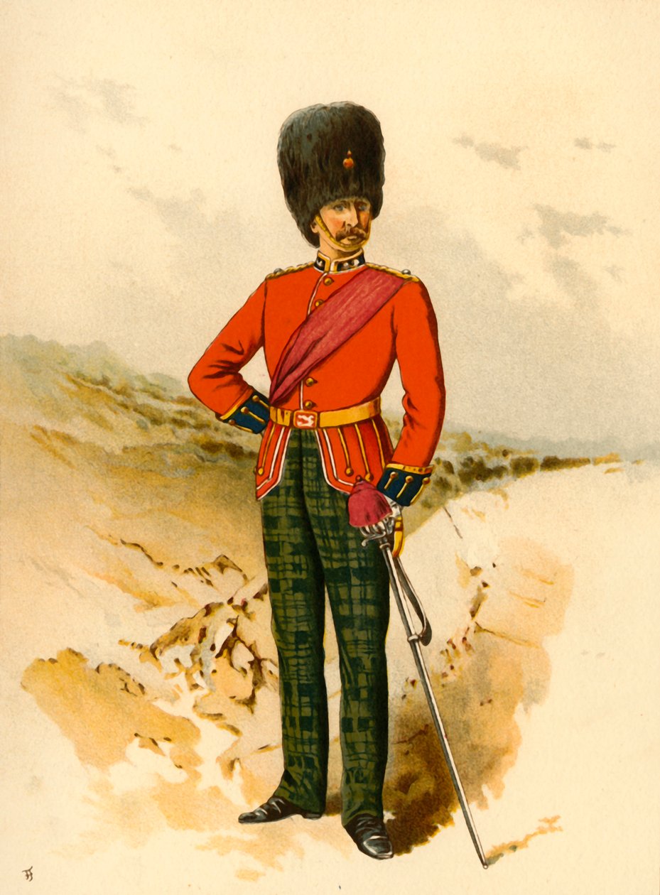 21. - Royal Scots Fusiliers, 1890. tekijältä Godfrey Douglas Giles