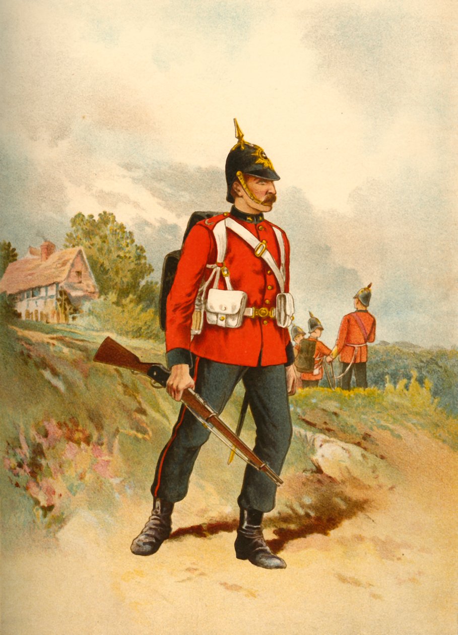 2. - The Queens Royal West Surrey, 1890. tekijältä Godfrey Douglas Giles