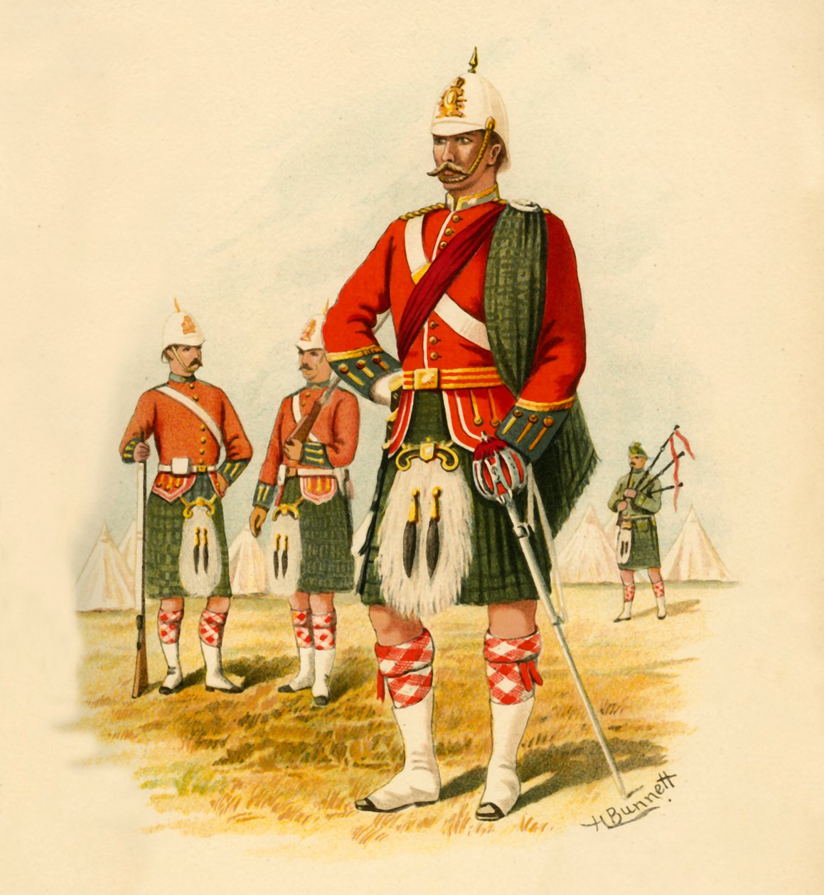 Kanadan viides kuninkaallinen skotti, 1890. tekijältä Godfrey Douglas Giles