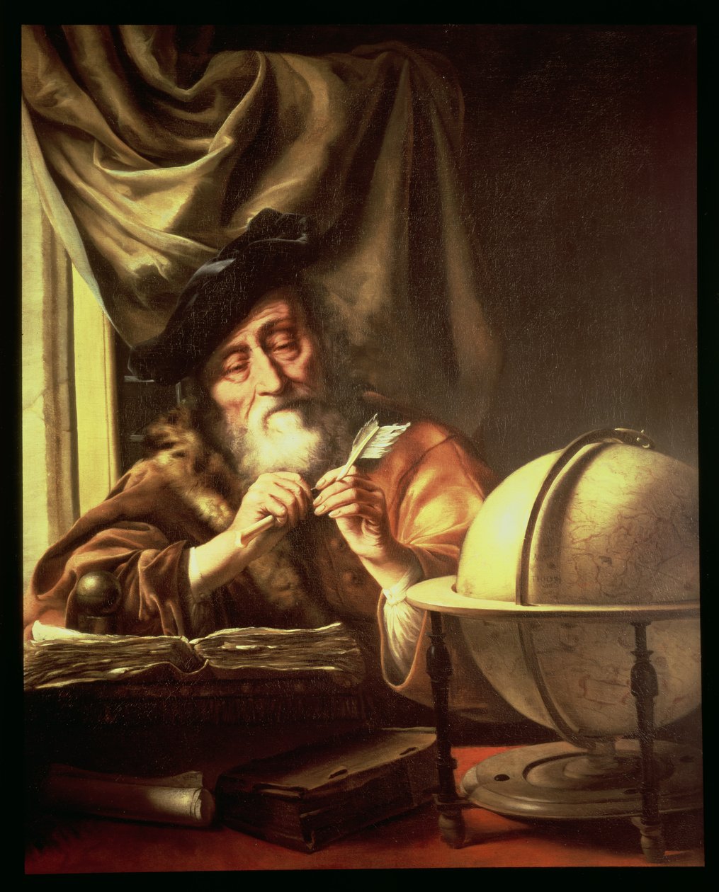 Maantieteilijä tekijältä Godfrey Kneller
