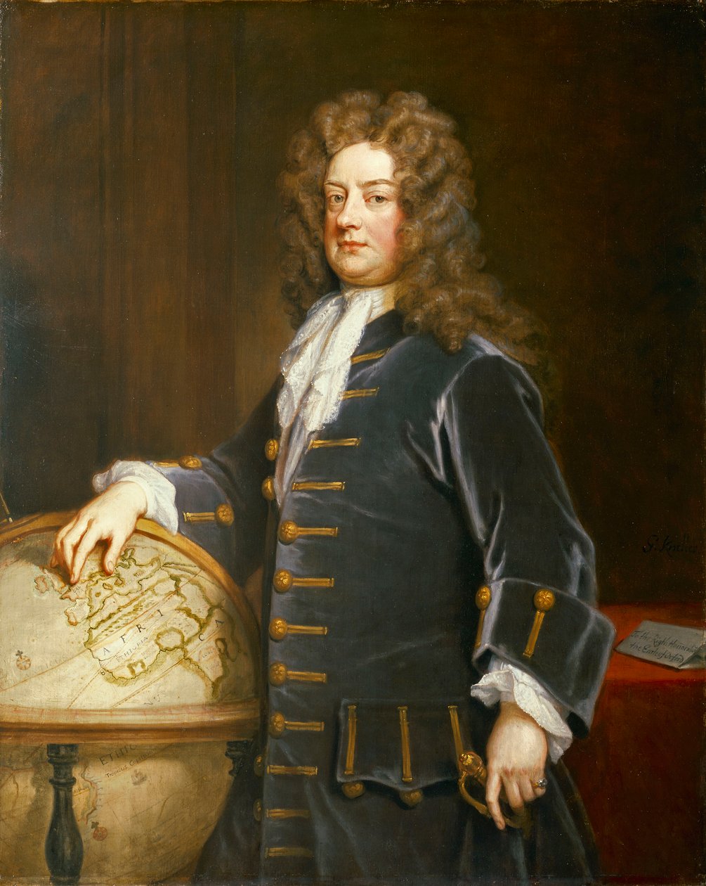 Amiraali Edward Russell tekijältä Godfrey Kneller