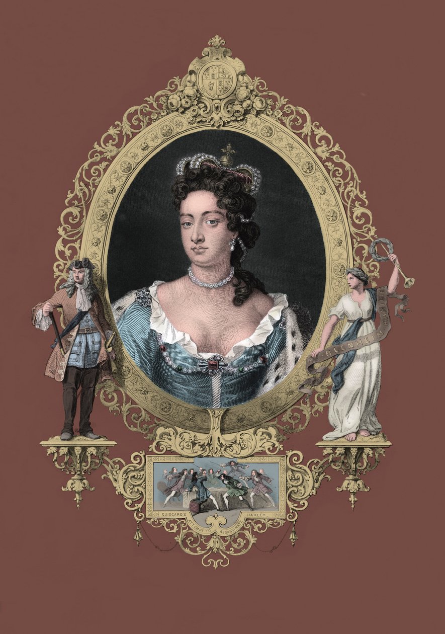 Anne Ison-Britannian kuningatar tekijältä Godfrey Kneller