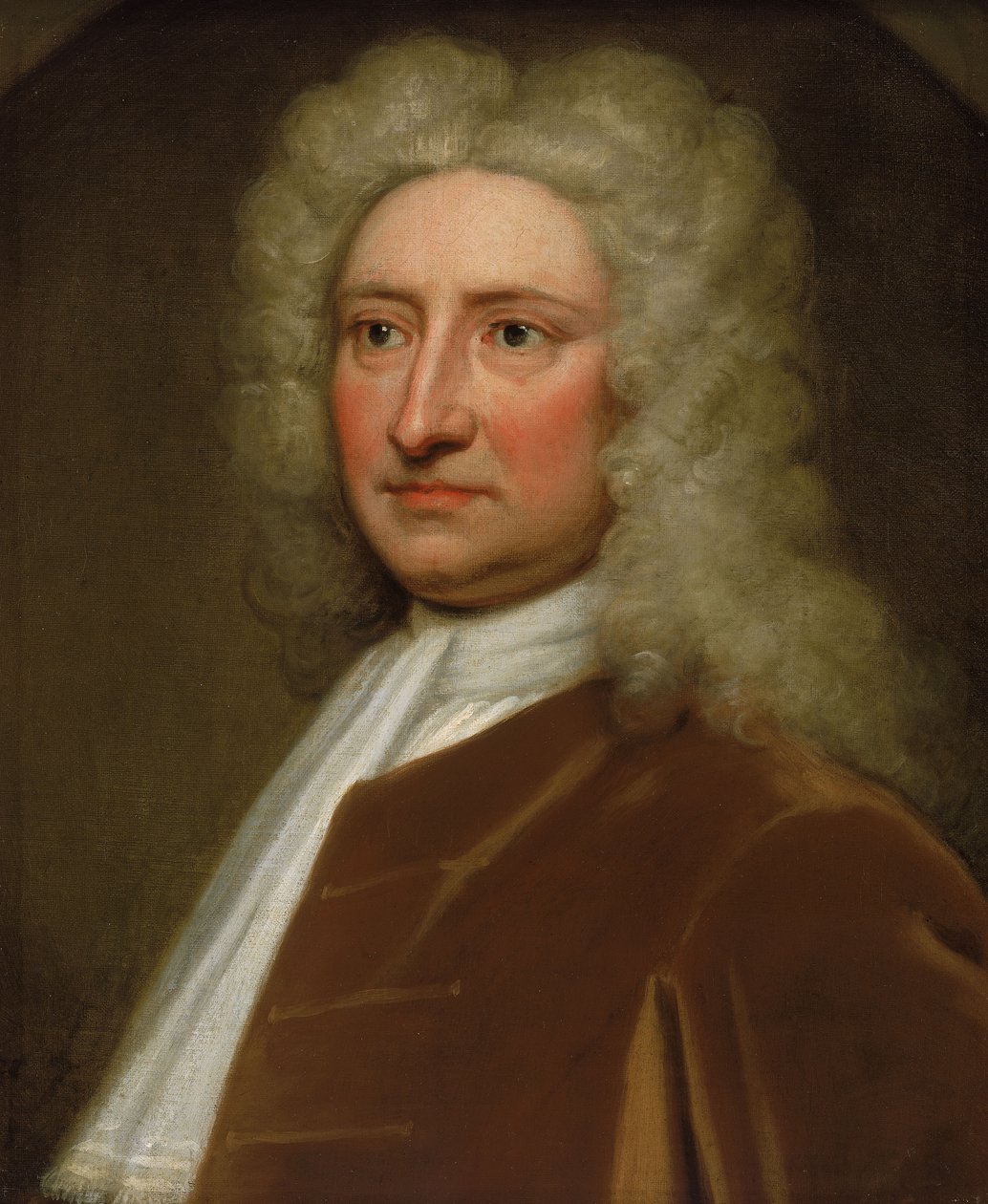 Edmond Halley, kuninkaallinen tähtitieteilijä (1656-1746), noin 1721 (öljymaalaus). tekijältä Godfrey Kneller