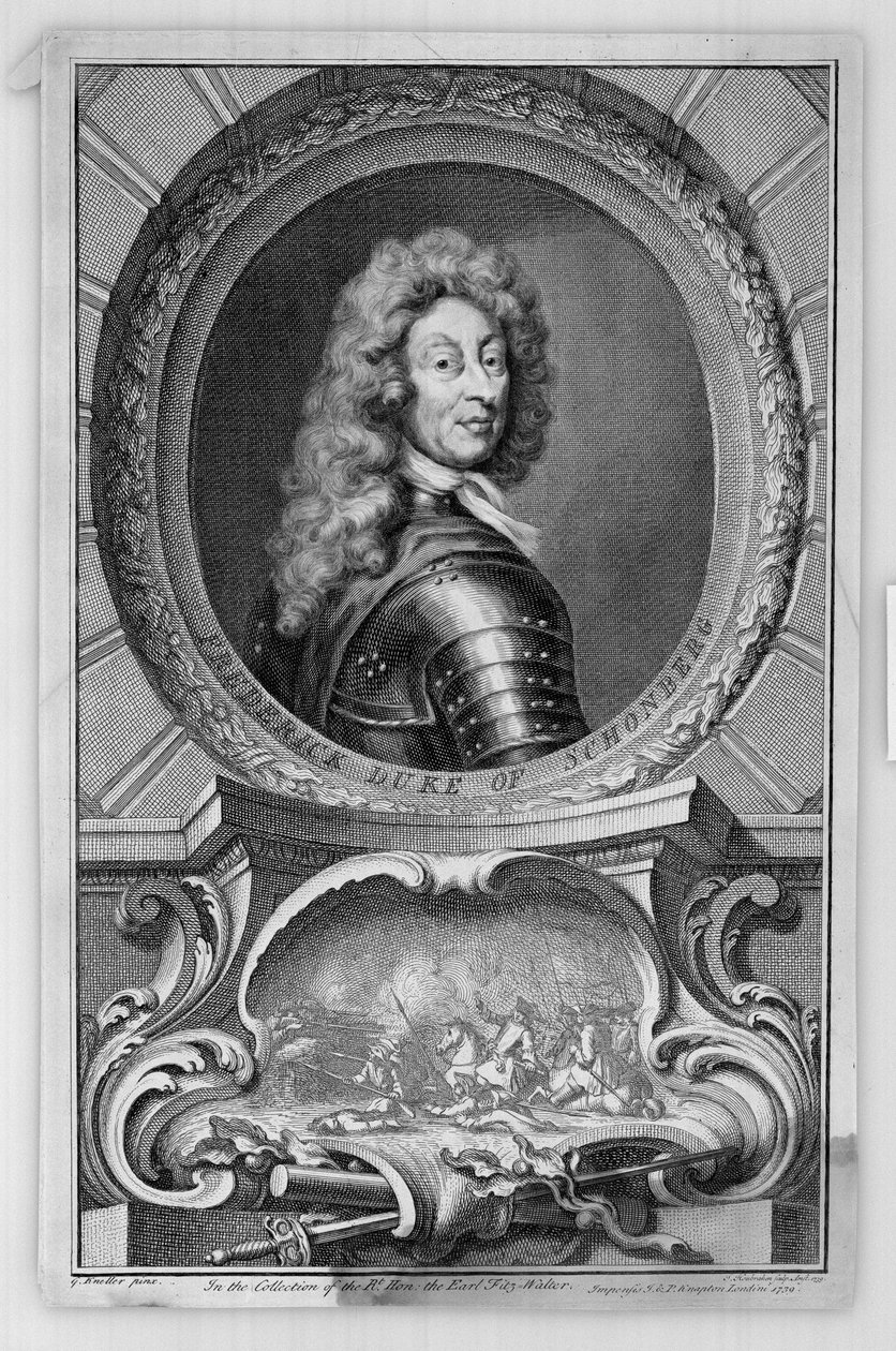 Frederick Schombergin herttua tekijältä Godfrey Kneller
