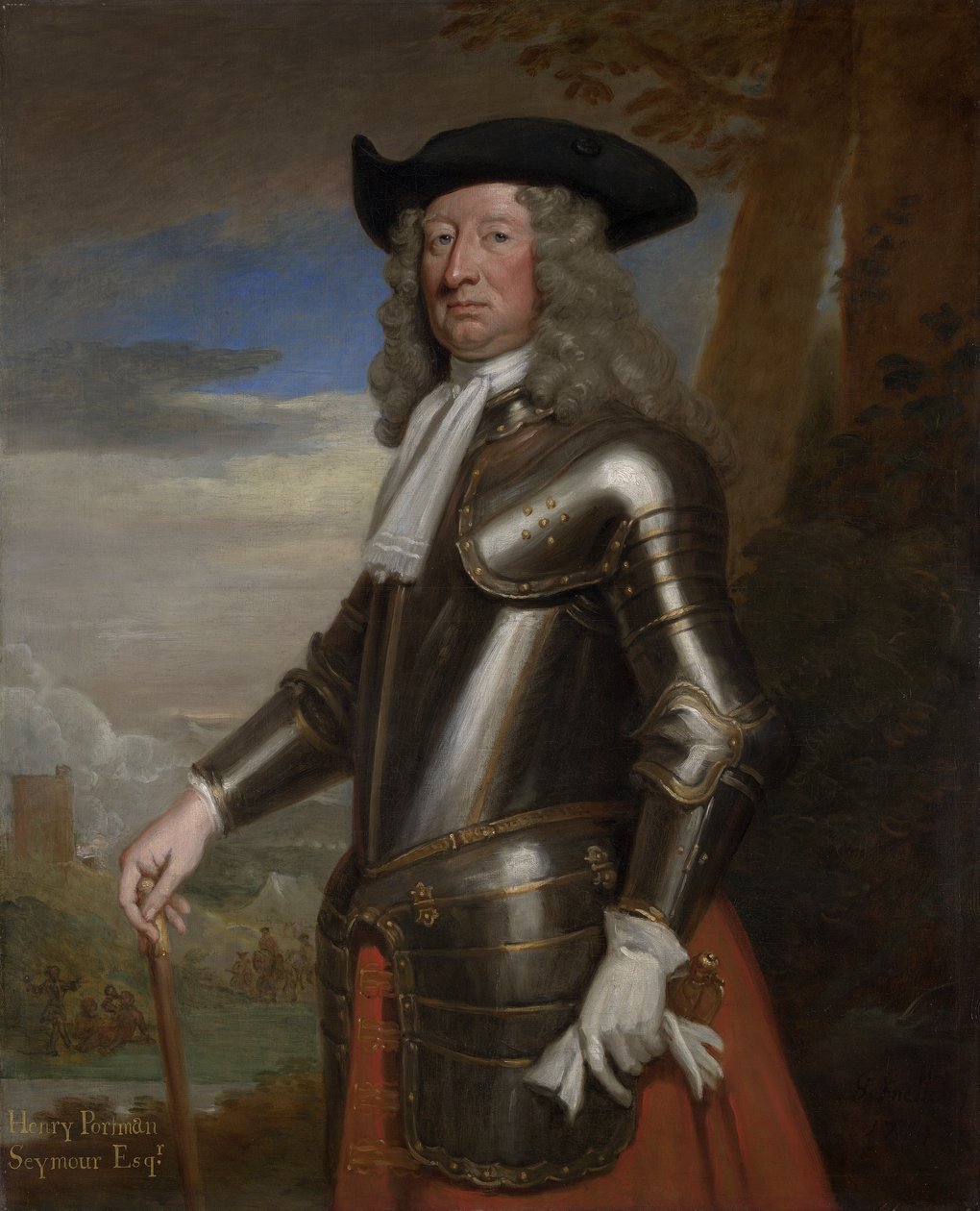Henry Seymour Portman (n. 1637-1728) 1714 (öljy kankaalle) tekijältä Godfrey Kneller