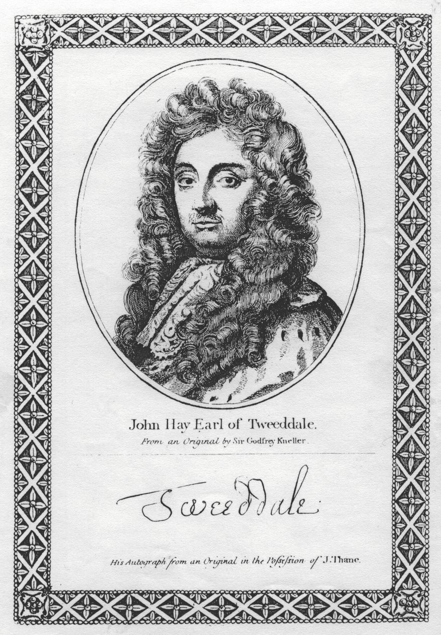 John Hay Tweeddalen jaarli tekijältä Godfrey Kneller