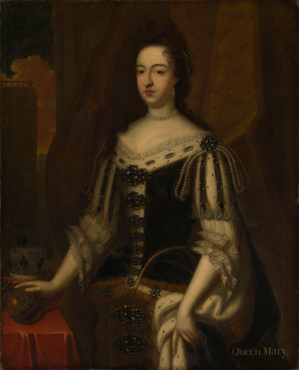 Maria II (1662-1694), 1600-luvun loppupuoli (öljy kankaalle). tekijältä Godfrey Kneller