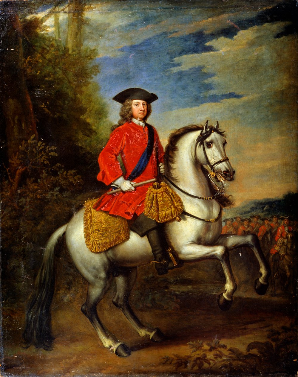 Ison-Britannian kuninkaan George I:n muotokuva, 1717 tekijältä Godfrey Kneller