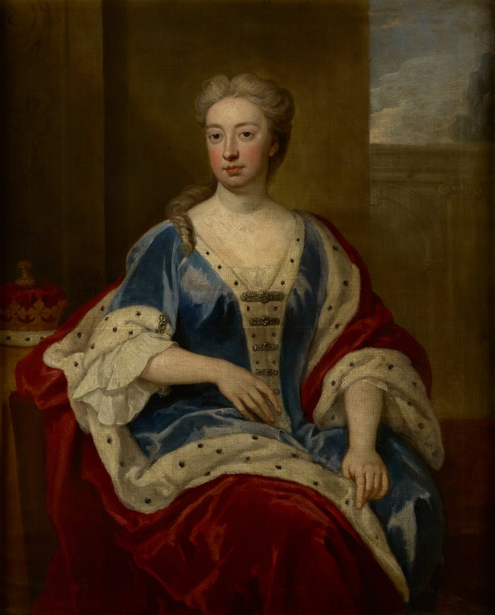 Lady Elizabeth Percyn, Somersetin herttuattaren muotokuva tekijältä Godfrey Kneller