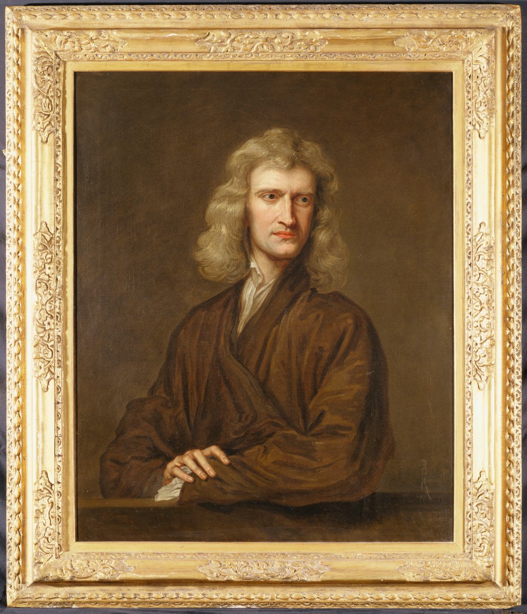 Sir Isaac Newtonin muotokuva tekijältä Godfrey Kneller