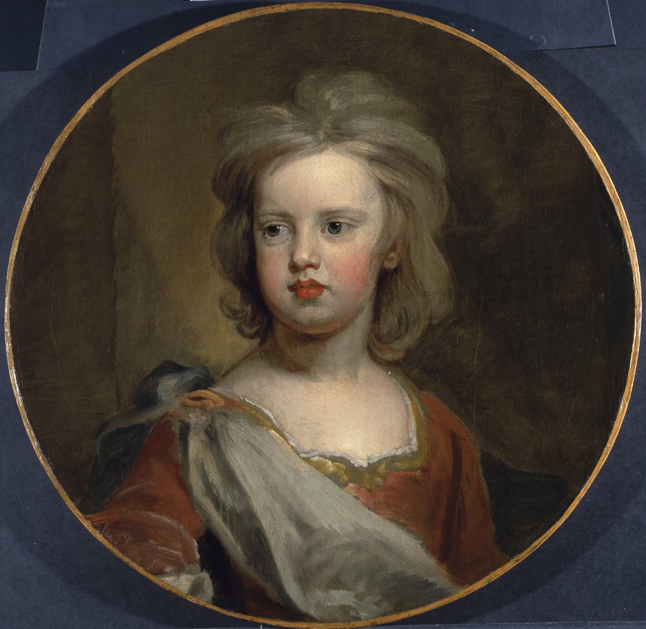 Pojan muotokuva, n. 1700 (öljy kankaalle vanerille) tekijältä Godfrey Kneller