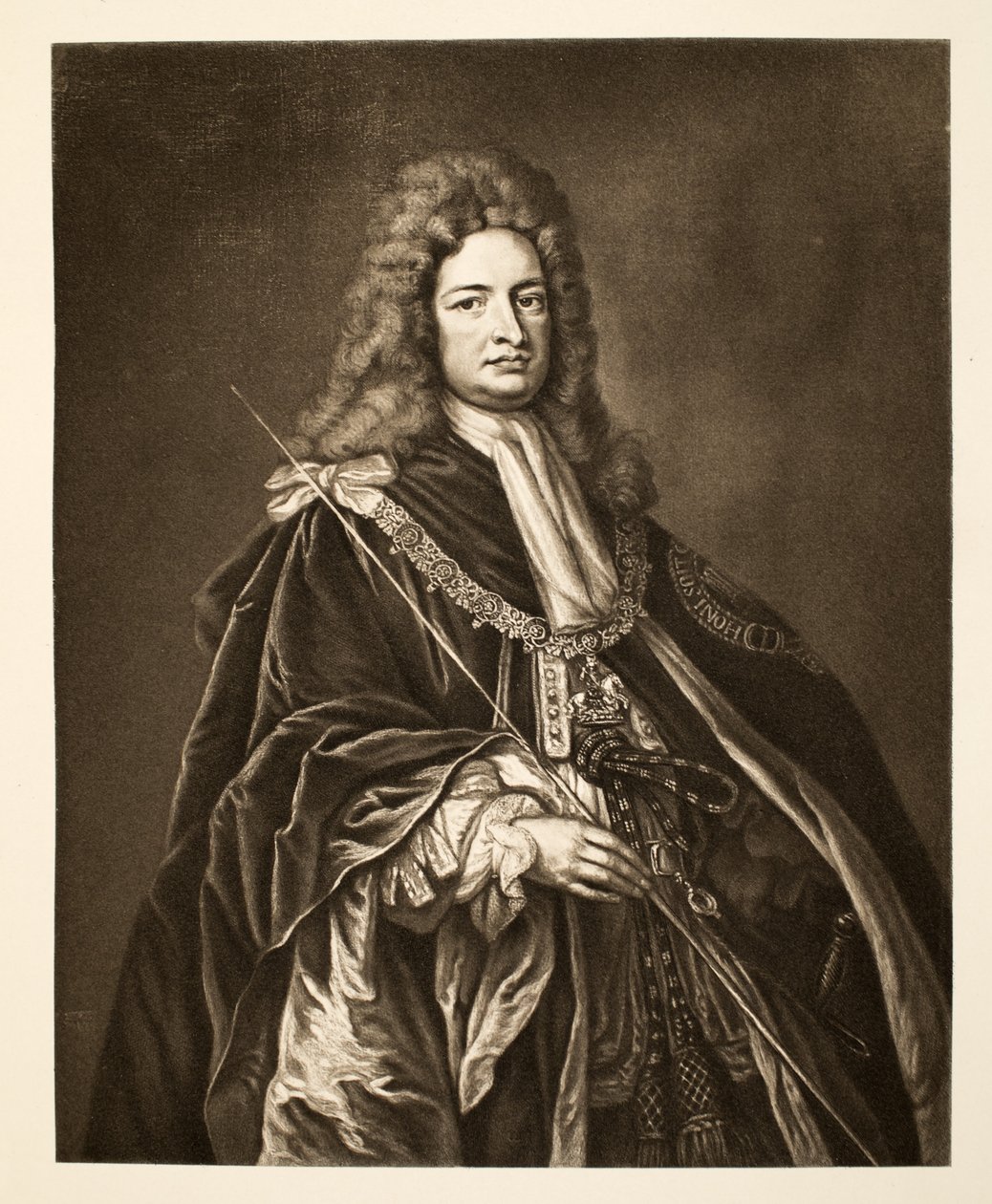 Robert Harley, Oxfordin jaarli, pub. 1902 (kolotypia) tekijältä Godfrey Kneller