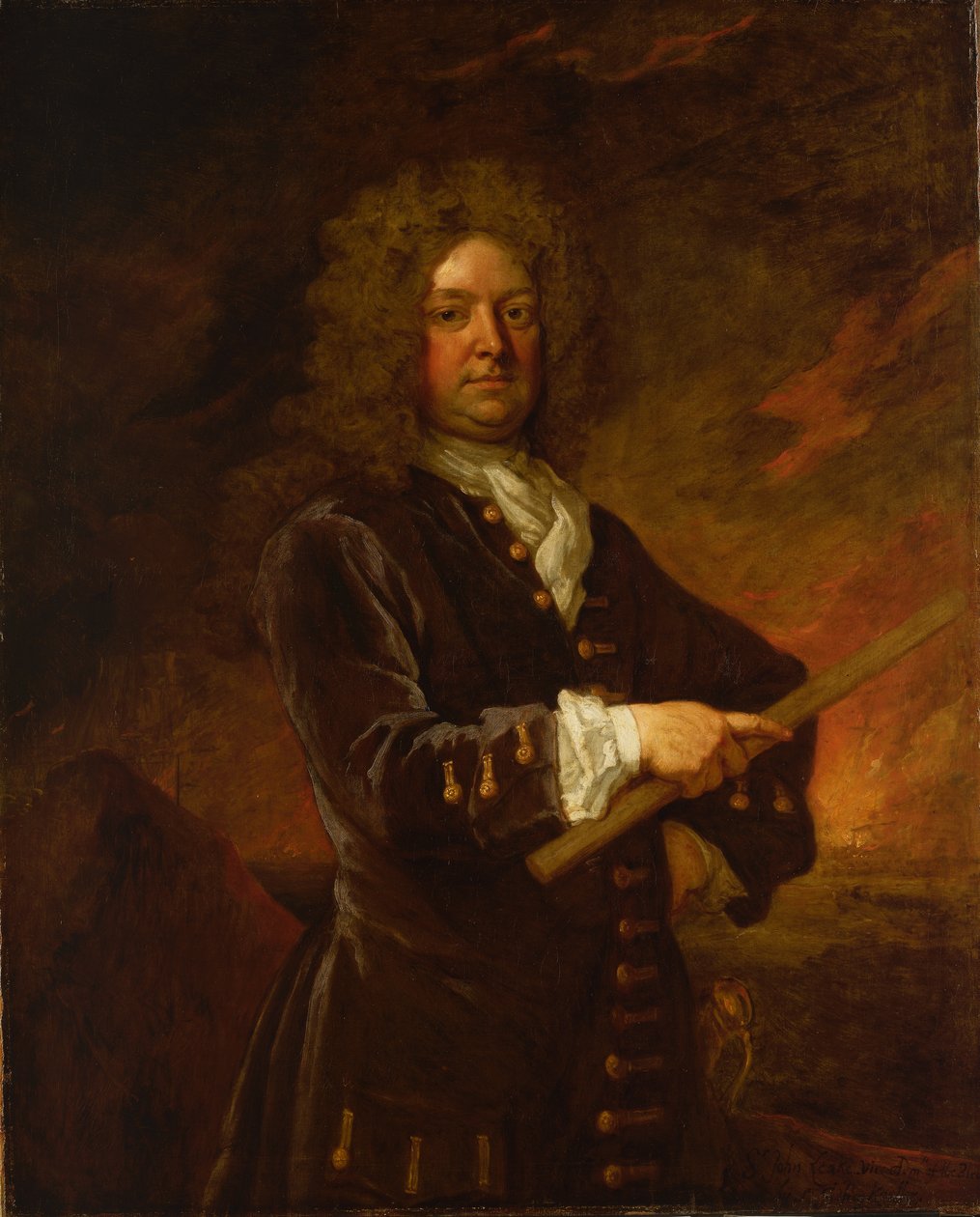 Vara-amiraali Sir John Leake (1656-1720), 1600-luvun loppu - 1700-luvun alku (öljymaalaus). tekijältä Godfrey Kneller