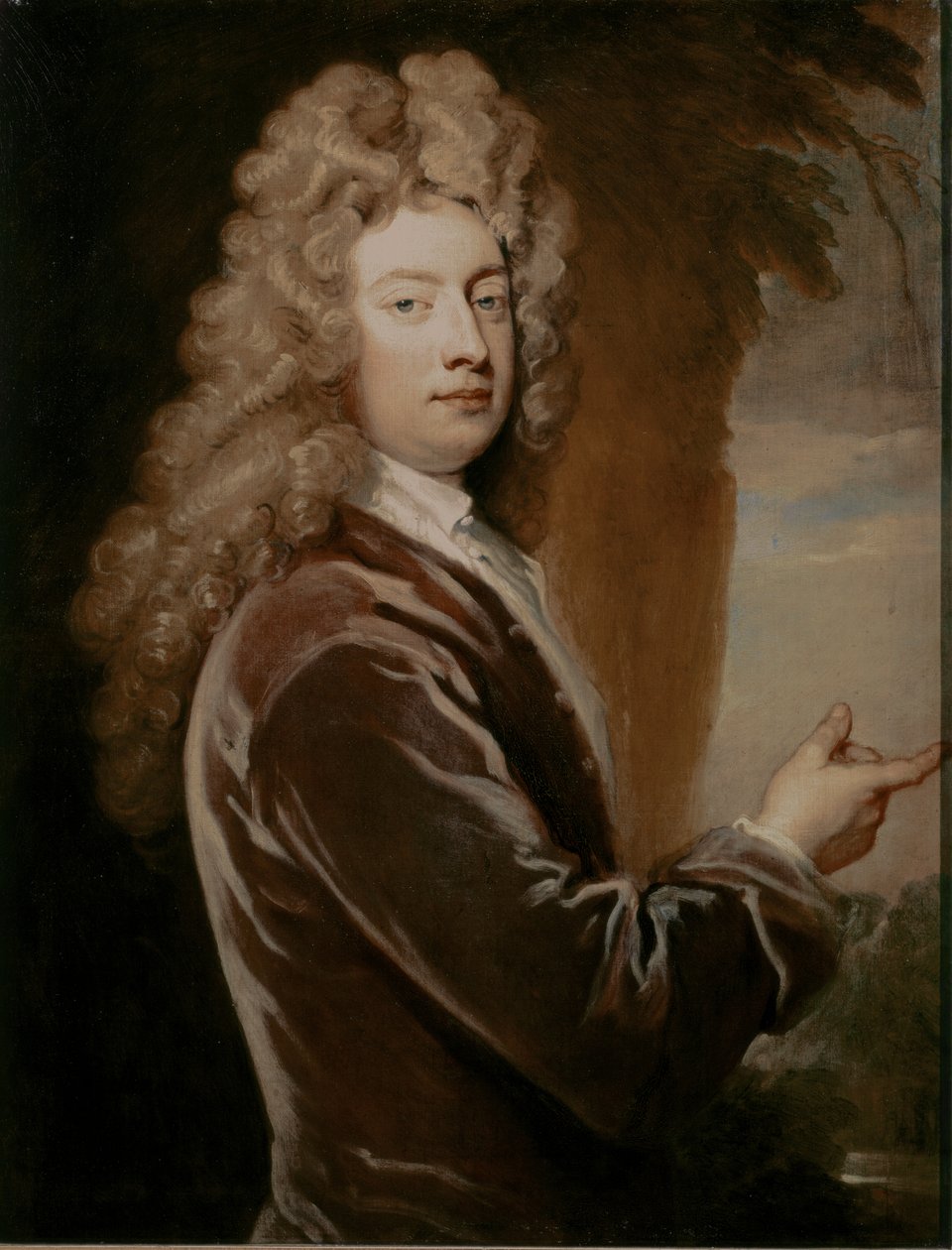 William CONGREVE, Muotokuva 1709 (öljy kankaalle) tekijältä Godfrey Kneller