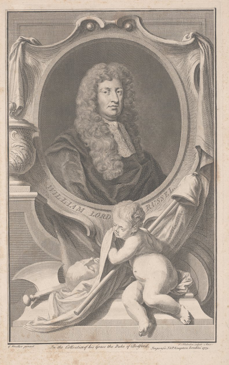 William Lord Russell tekijältä Godfrey Kneller
