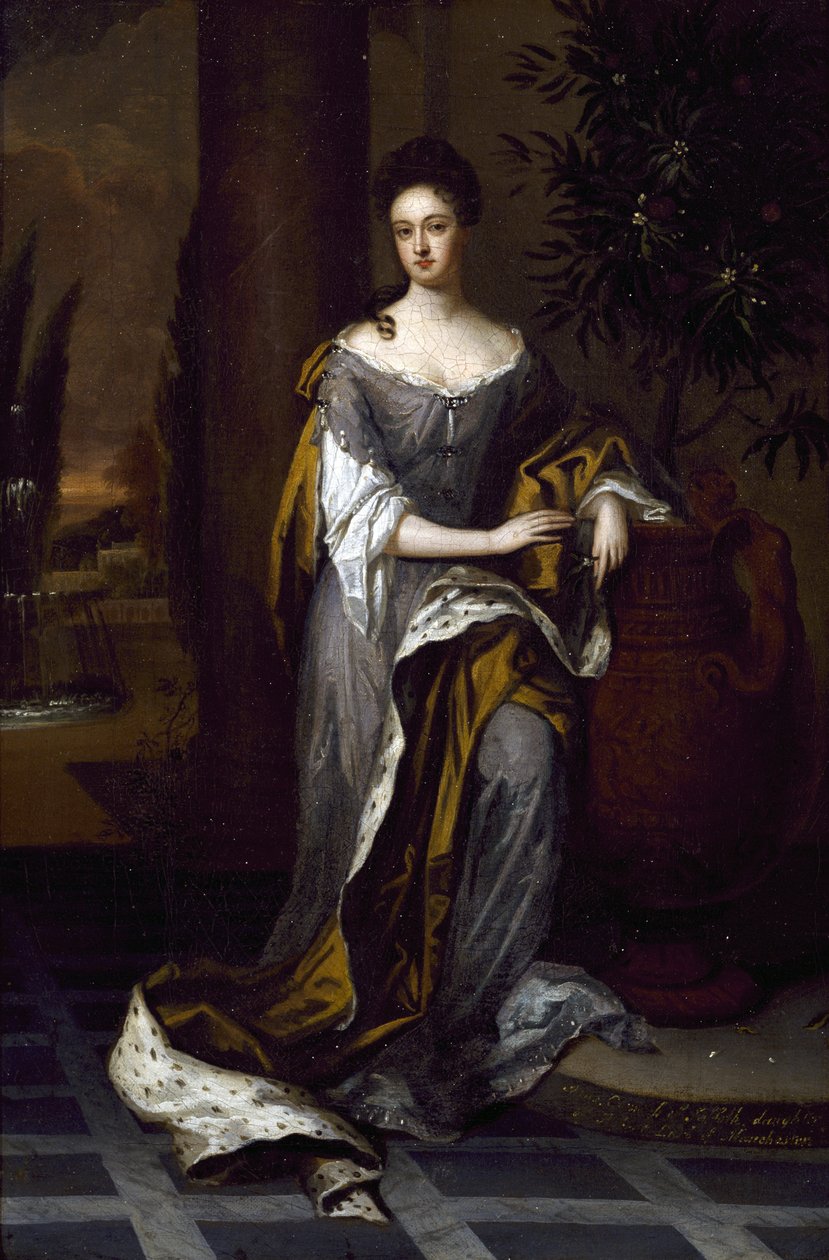 Naisen muotokuva, ei päivämäärää tekijältä Godfrey studio of Kneller