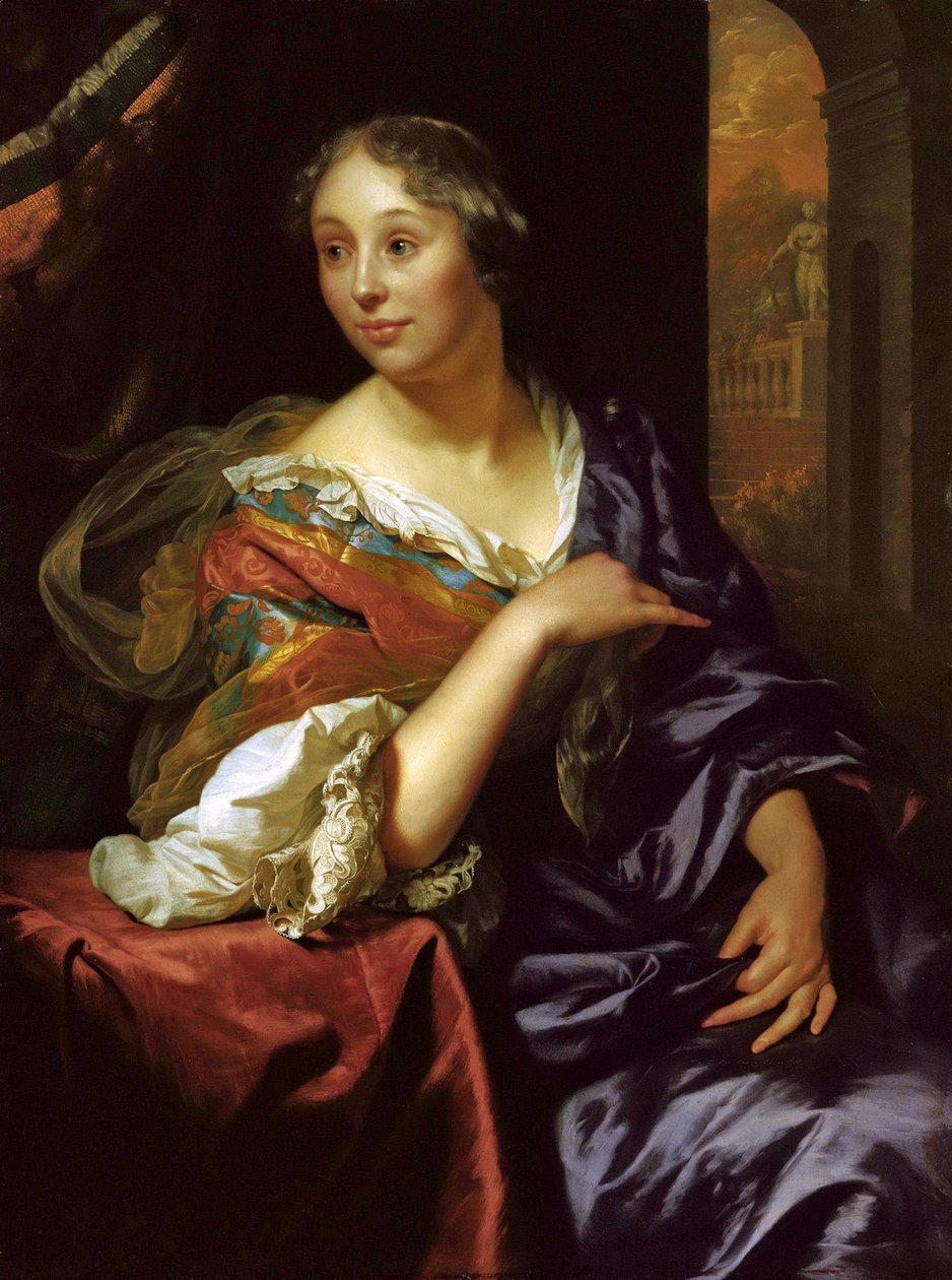 Françoise van Diemenin muotokuva, 1679. tekijältä Godfried Cornelisz Schalcken