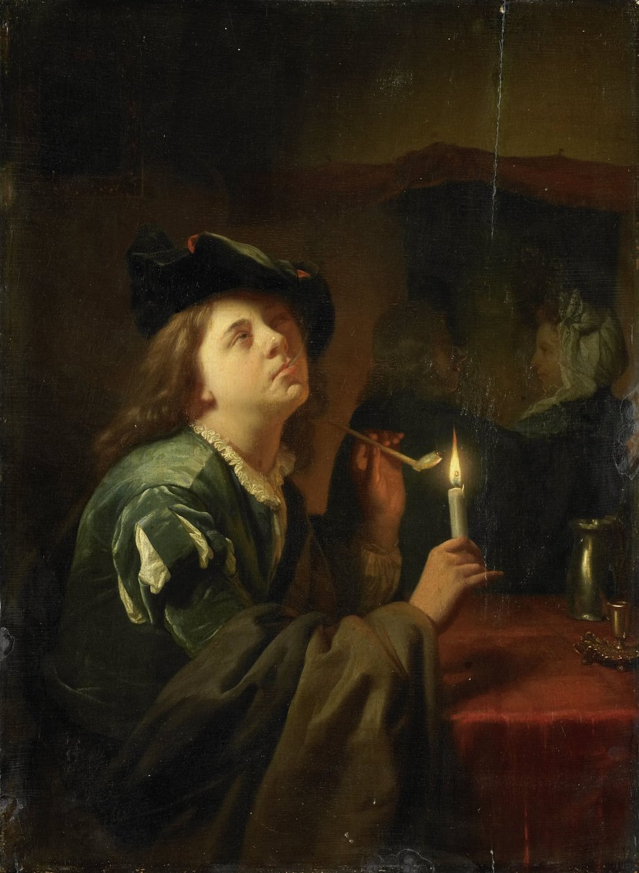 "Erilaisia makuja" tekijältä Godfried Schalcken