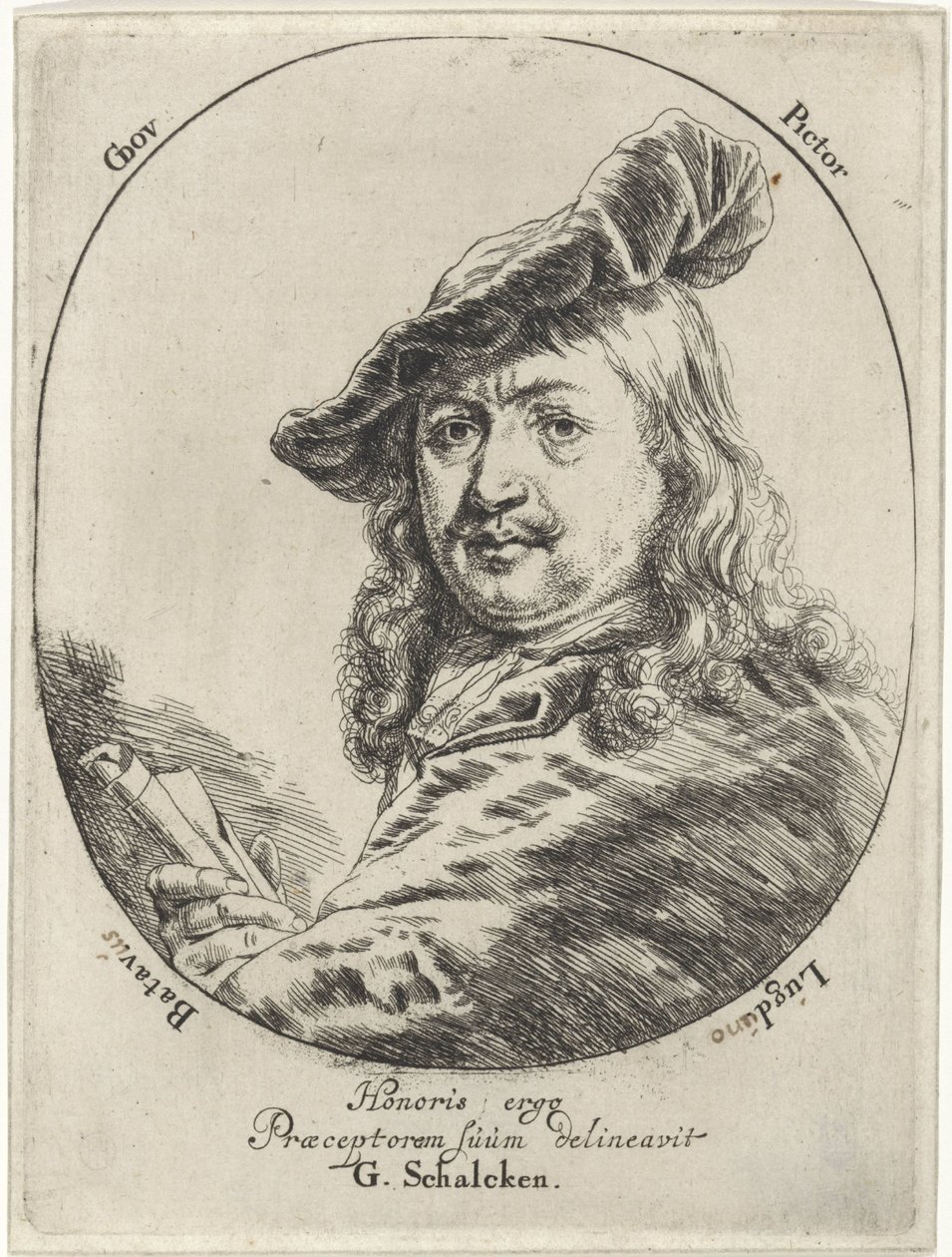Gerard Doun muotokuva tekijältä Godfried Schalcken