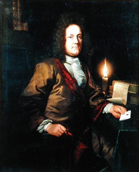 Basingstoken asianajajan John Actonin muotokuva (öljy kankaalle) tekijältä Godfried Schalcken