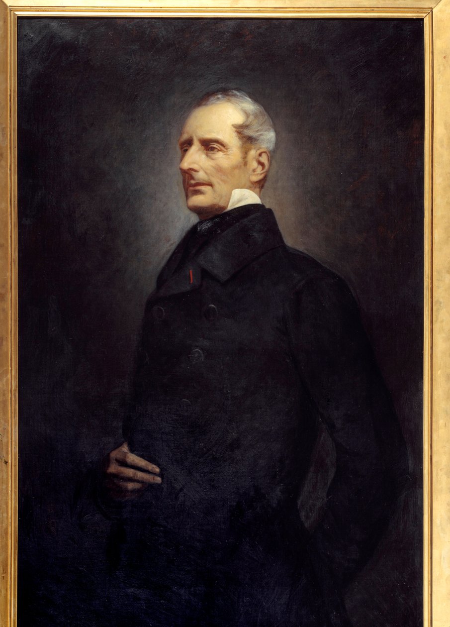Alphonse de Lamartinen (1790 -1869) runoilijan ja poliitikon muotokuva. Gonzague Privatin maalaus (1843 -?) tekijältä Gonzague Privat