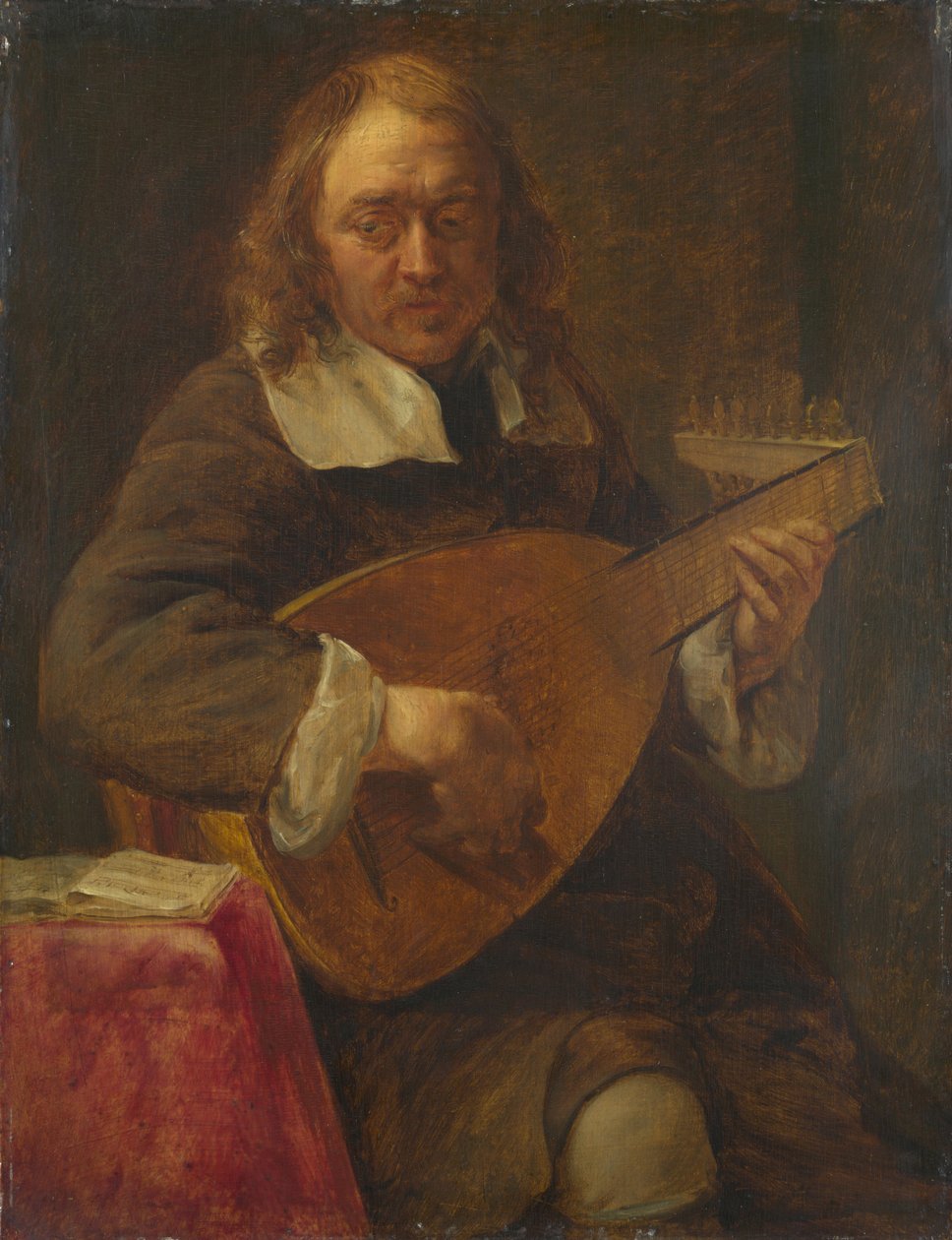 Kuulo. Sarjasta Viisi aistia, ennen vuotta 1661. tekijältä Gonzales Coques