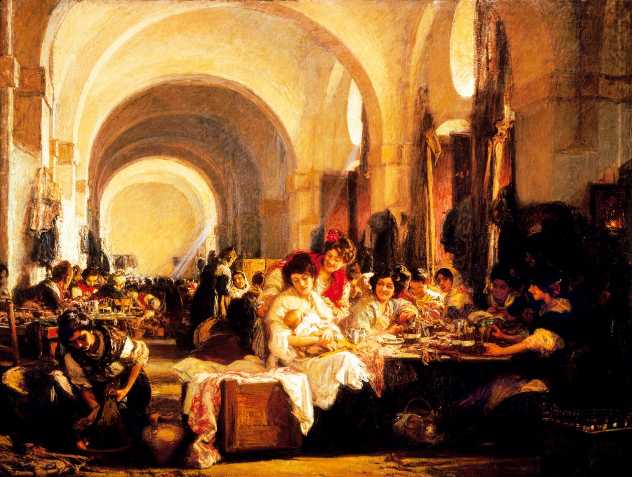 "Sikarintekijät", maalaus Gonzalo Bilbao y Martinez tekijältä Gonzalo Bilbao Martinez