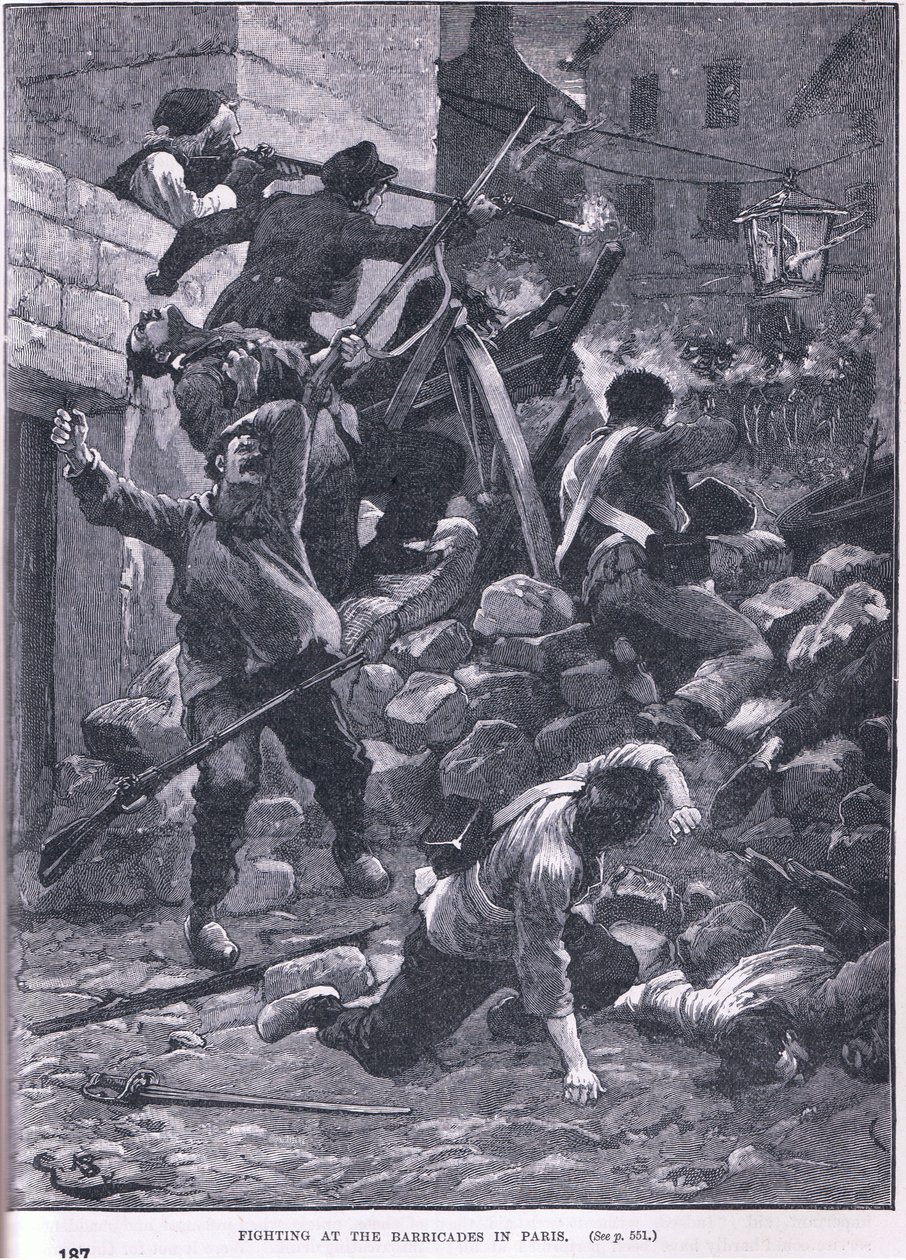 Taistelut barrikadilla jKr 1847 tekijältä Gordon Frederick Browne