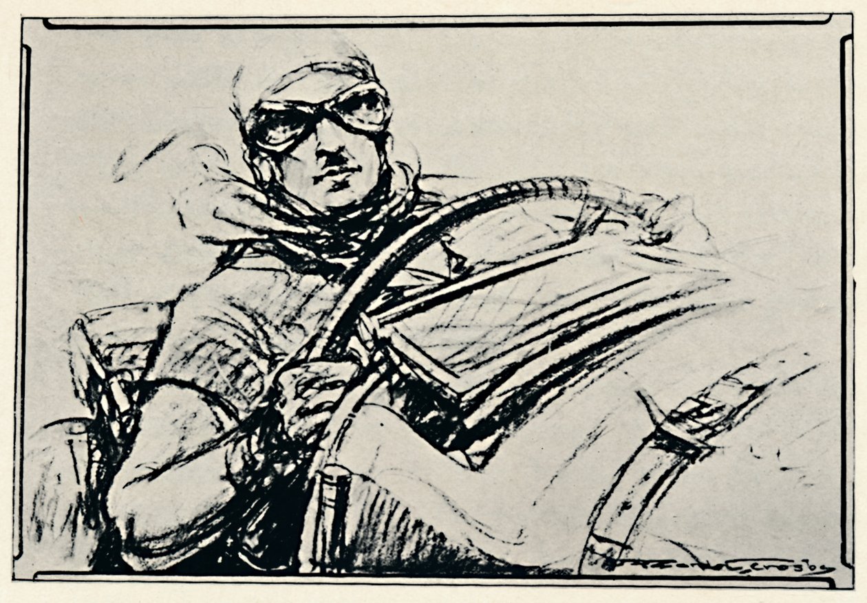 Sir Henry Birkinin muistopaneeli Brooklandsissa, 1937 tekijältä Gordon Crosby