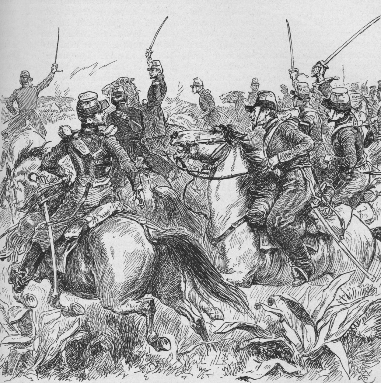 Rohkean vedon vangitsema Abd-El-Kadrs Smalah, 1902 tekijältä Gordon Frederick Browne