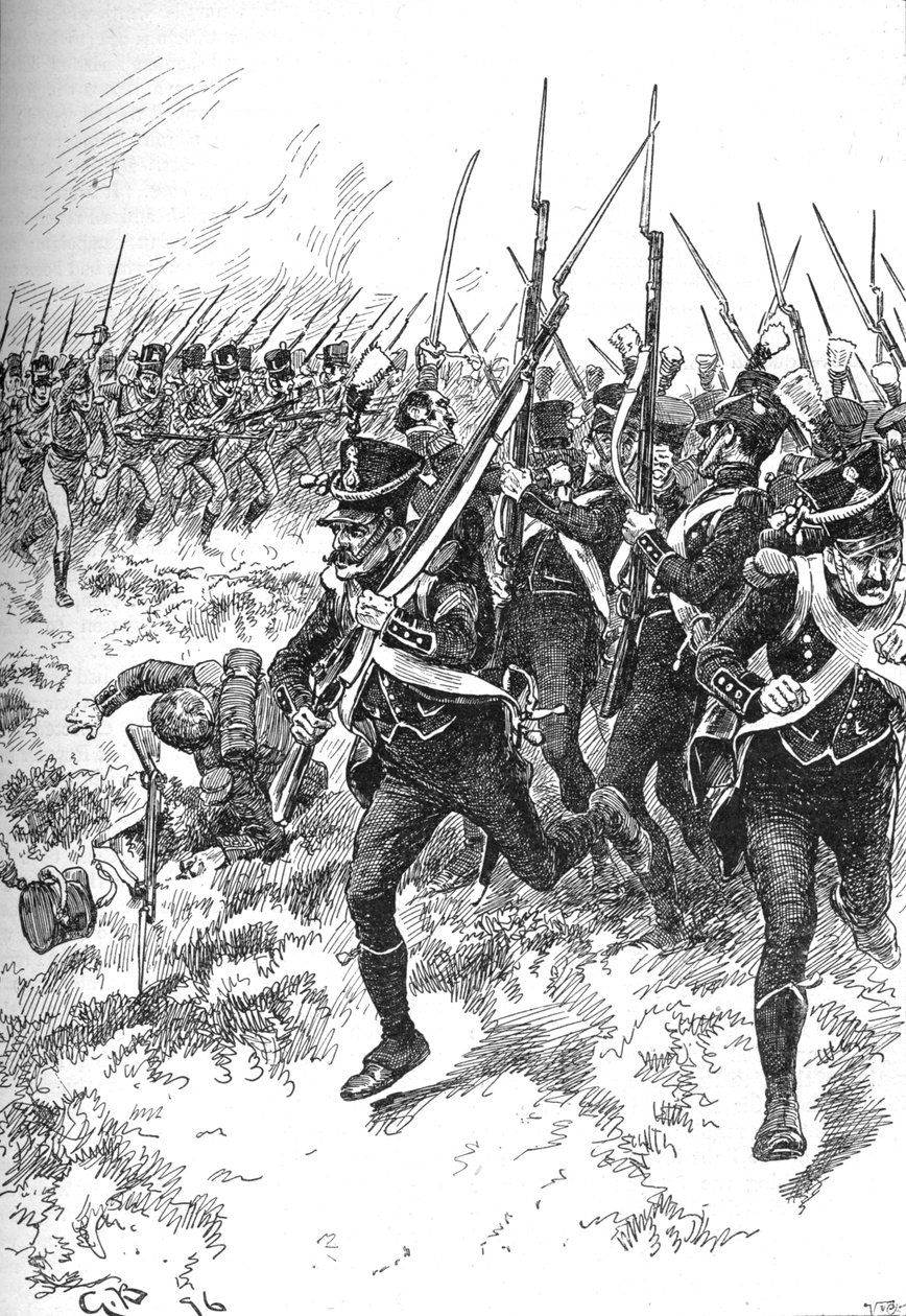 He murtuivat ja pakenivat Maidan suuntaan, 1902 tekijältä Gordon Frederick Browne
