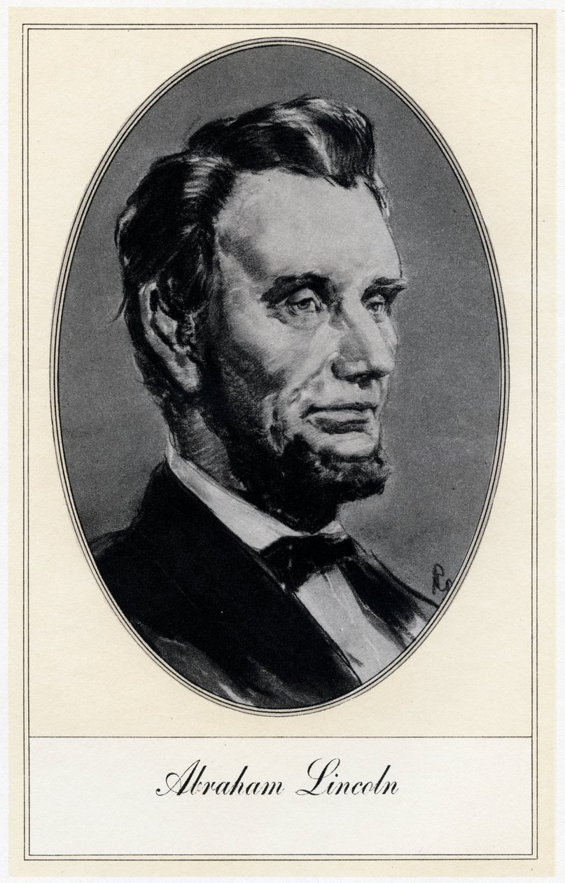 Abraham Lincoln, Yhdysvaltain 16. presidentti, 1900-luvun alku tekijältä Gordon Ross
