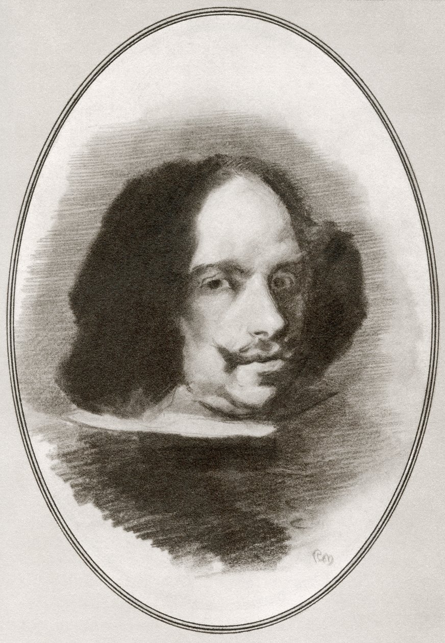 Diego Rodriguez de Silva y Velazquez teoksesta Living Biographies of Great Painters tekijältä Gordon Ross