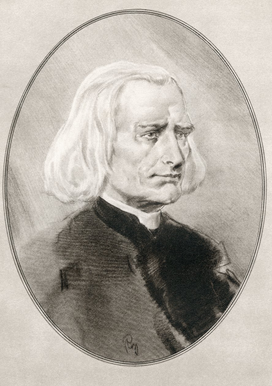 Franz Liszt kirjasta Living Biographies of Great Composers tekijältä Gordon Ross
