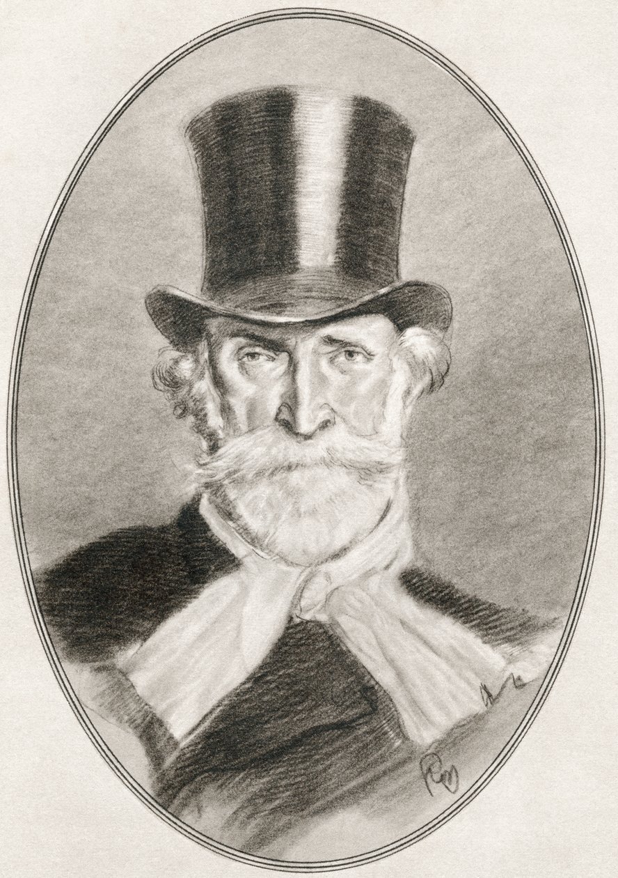 Giuseppe Fortunino Francesco Verdi kirjasta Living Biographies of Great Composers tekijältä Gordon Ross