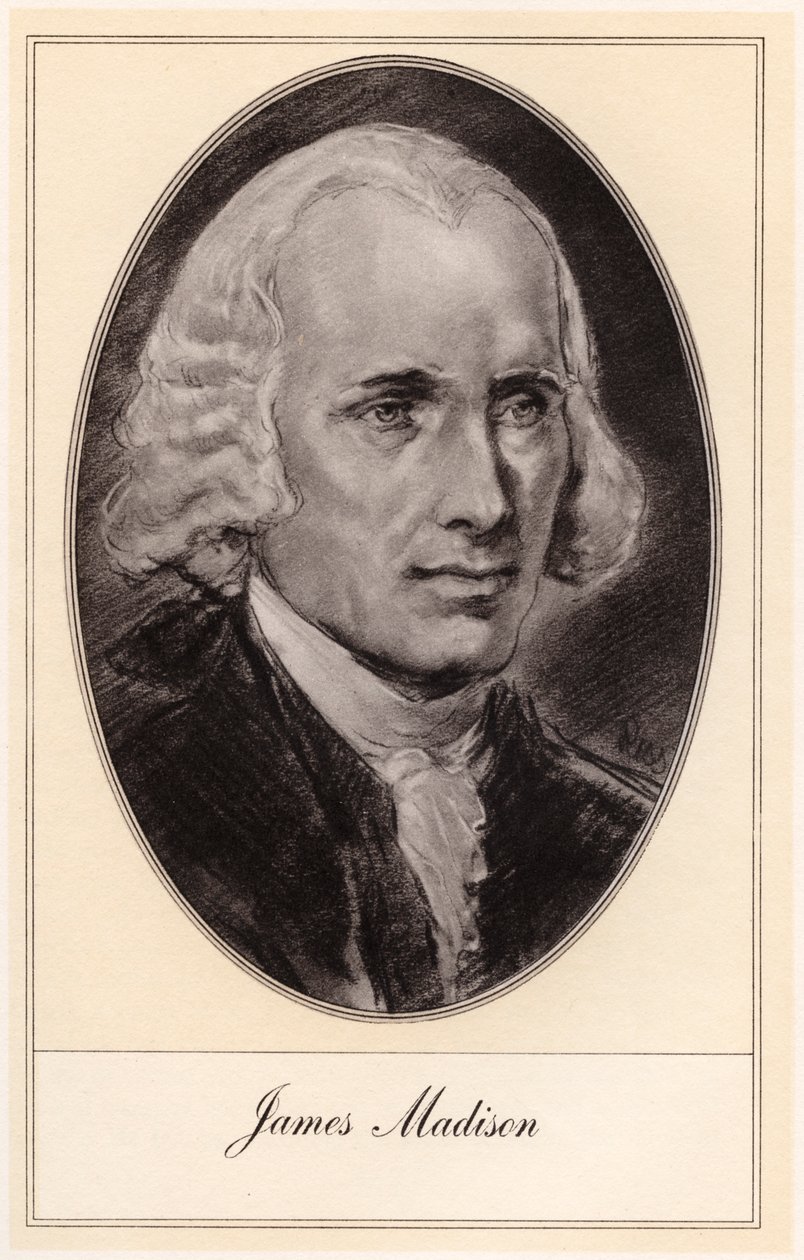 James Madison, Yhdysvaltain neljäs presidentti, 1900-luvun alku. tekijältä Gordon Ross